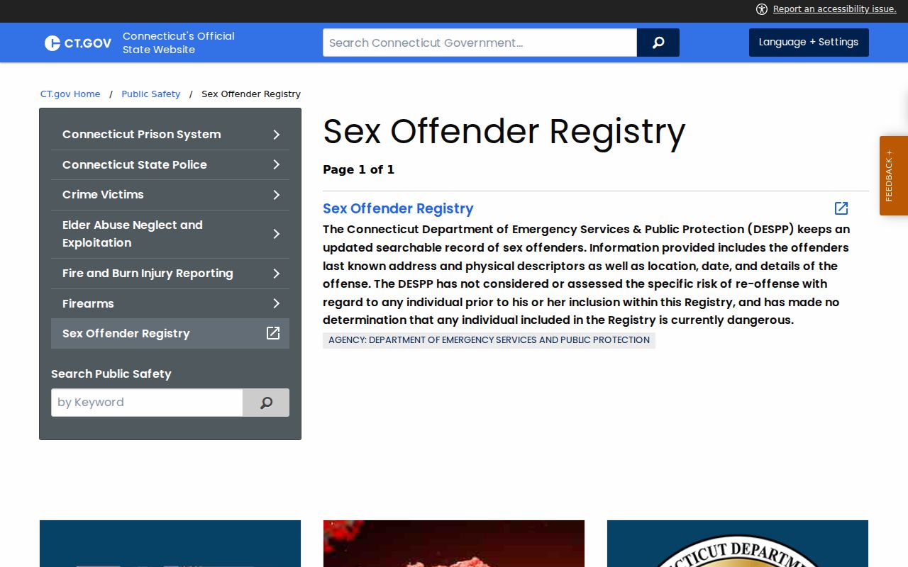 Simsbury residents directory Connecticut public safety registry